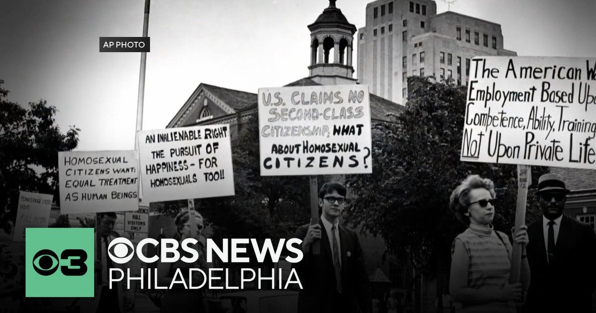 How Philly shaped the fight for LGBTQ rights: "Pride, in a sense had its infancy in Philadelphia"