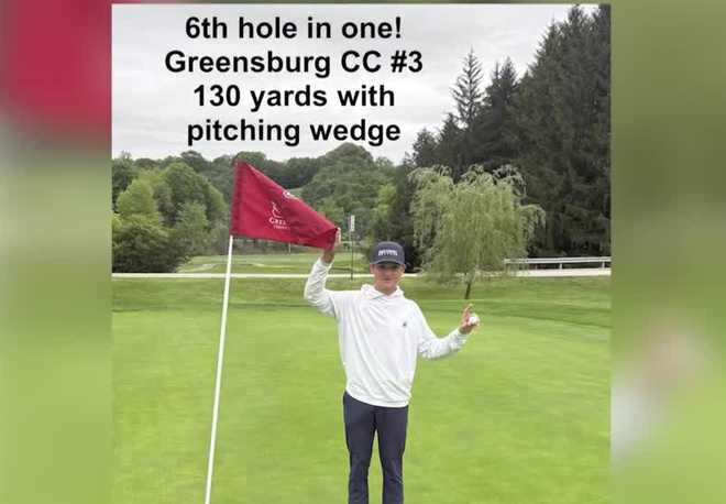 Luke Sikora, a 17-year-old from Pennsylvania, has achieved an extraordinary feat by hitting six holes-in-one in just over a year during his fifth year of playing golf. luke sikora, a 17-year-old from pennsylvania, has achieved an extraordinary feat by hitting six holes-in-one in just over a year during his fifth year of playing golf.