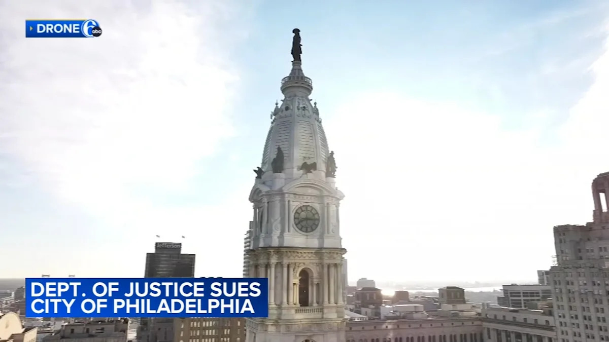 Justice Department sues Philadelphia over law regulating ICE operations