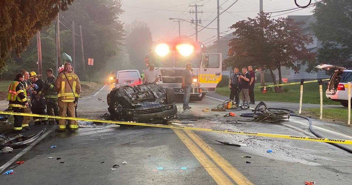 1 killed in fiery crash on Freemansburg Ave. in Bethlehem Township | Lehigh Valley Regional News