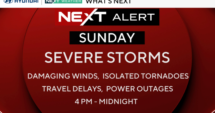 Heat wave continues in Philadelphia, severe storms Sunday evening could impact outdoor plans
