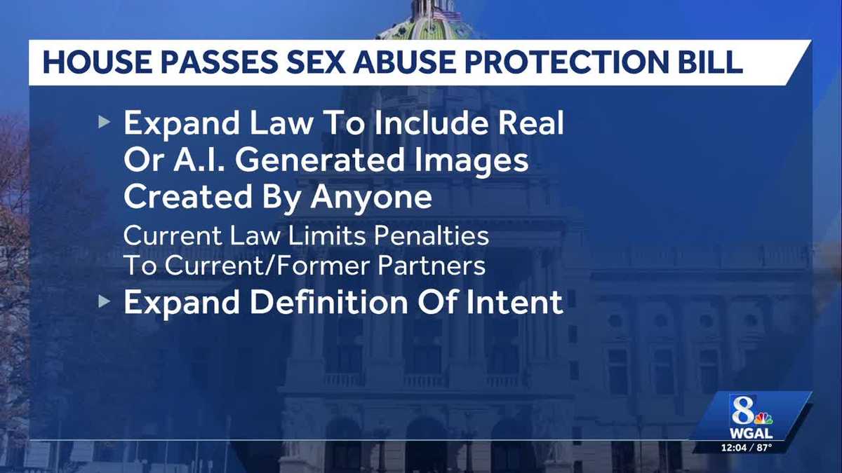 Pa. State House passes bill expanding protections against AI image-based sexual abuse