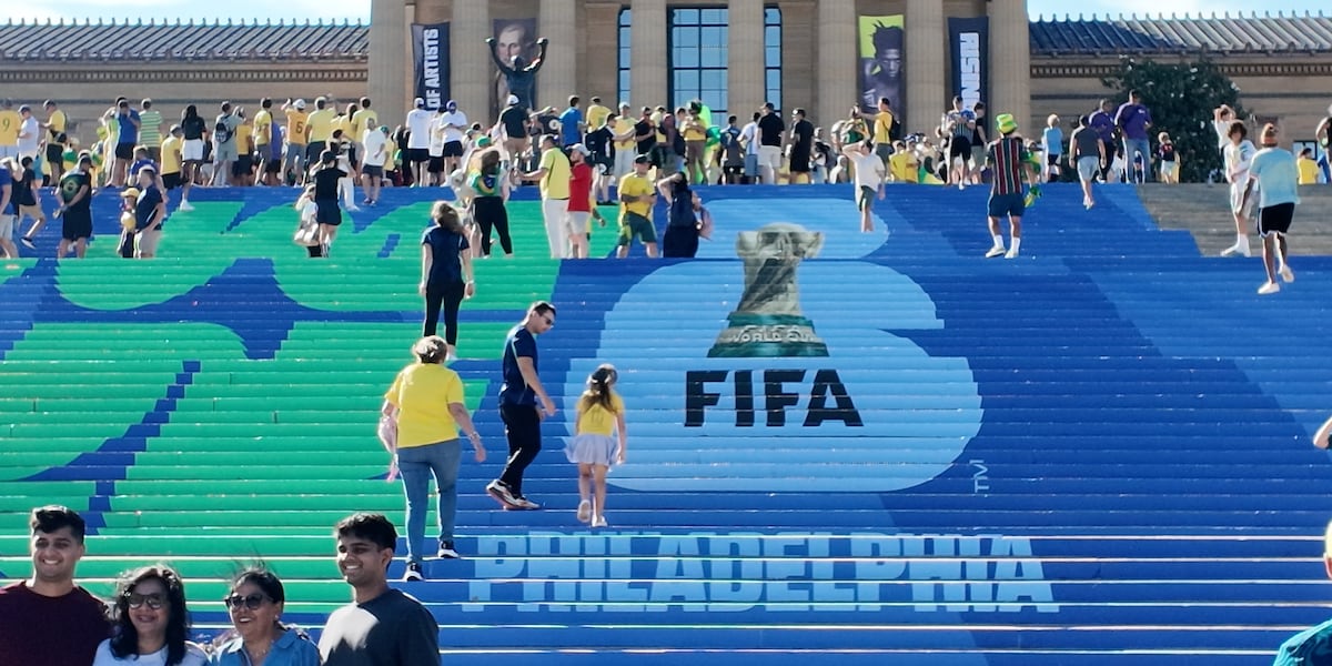 World Cup fever grips Philadelphia ahead of the match between Brazil, Haiti