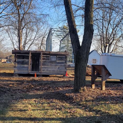 Deer-Crone Cabin upon arrival at Canal Park, early 2026.JPG