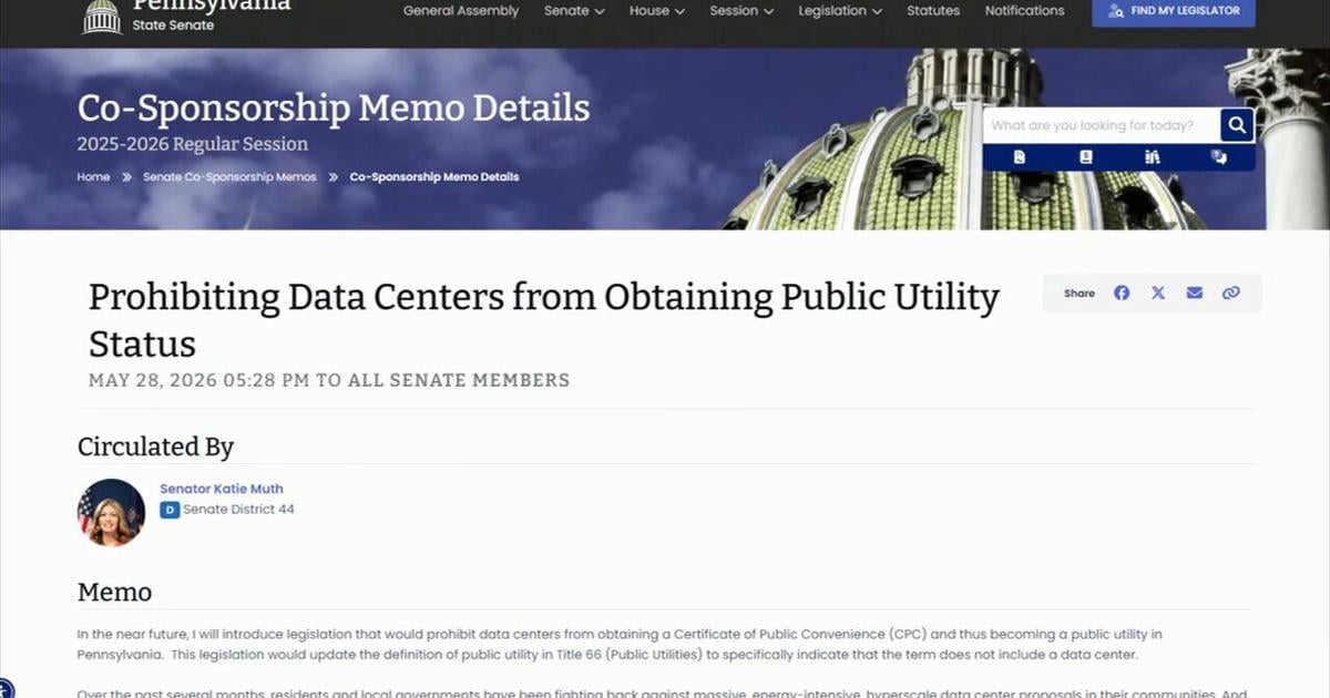 Pa. senator calls for limits on data centers | Southern Berks County