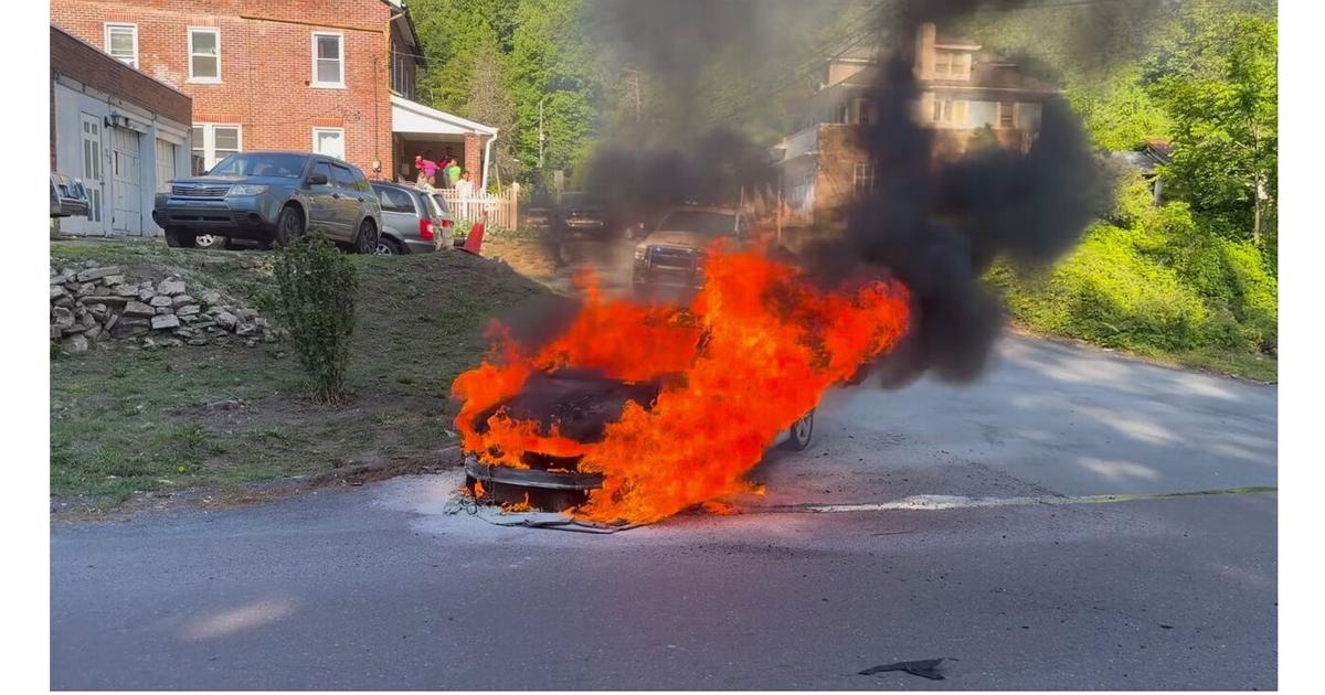 Police in Lehigh County warn drivers of vehicle fire  | Allentown Area