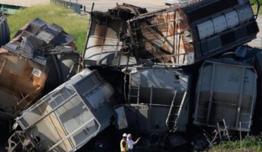 One dead and another injured after train strikes semi-truck in Iowa | Associated Press
