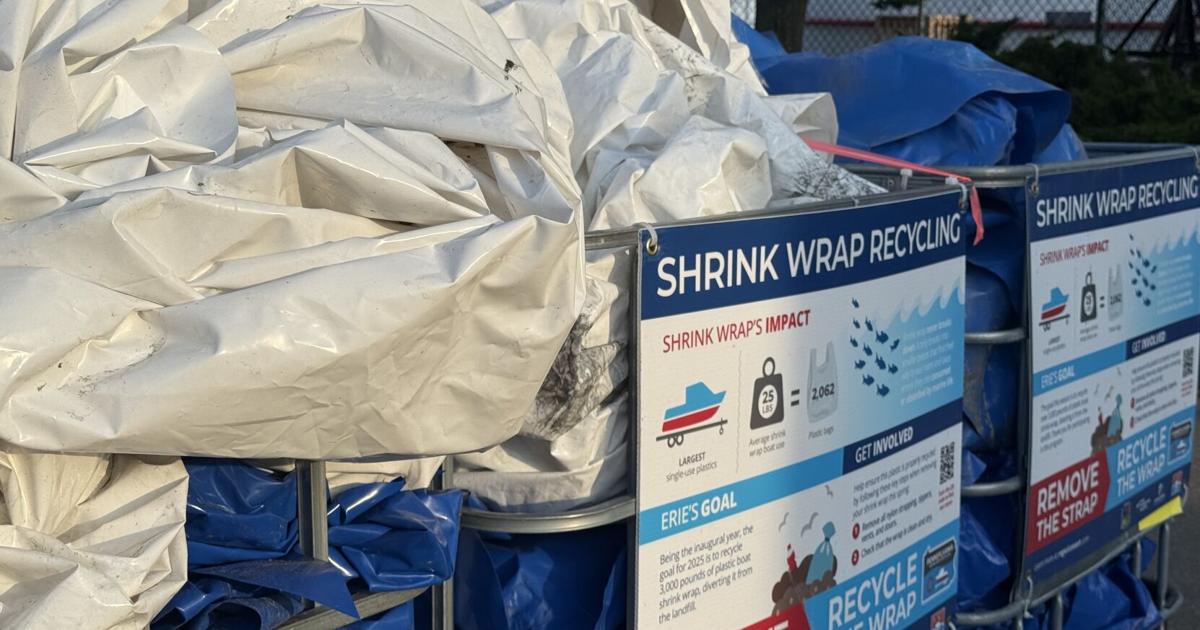 Erie volunteers turn boat shrink wrap into highway gear | News