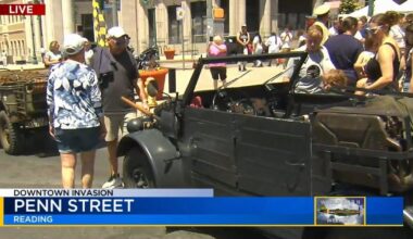 World War II Weekend convoy rolls into downtown Reading | Berks Regional News
