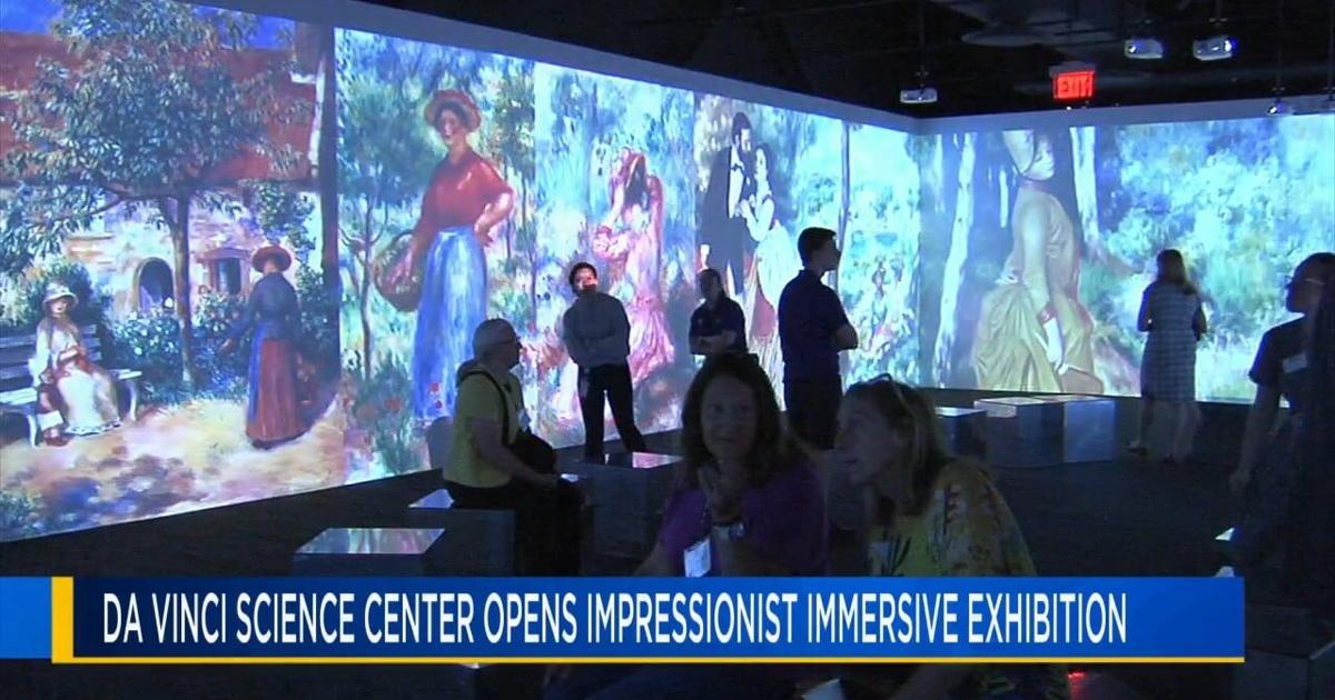 Da Vinci Science Center opens new immersive art exhibition | Allentown Area