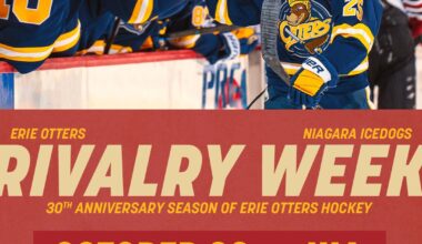 Erie Otters, Niagara Set for OHL Rivalry Week Rematch | Sports