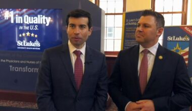 U.S. Labor Secretary Keith Sonderling, Congressman Mackenzie visit St. Luke's training facilities | Bethlehem Area