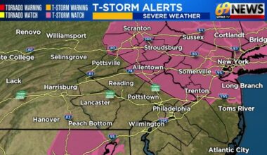 Perhaps a gusty storm this evening; otherwise, a warm, but sunny and more comfy start to the weekend | Weather