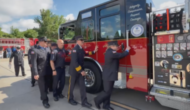 Push-in Ceremony Held for New Millcreek Fire Truck | News