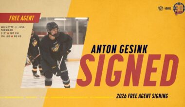 Erie Otters Announce OHL Signing of Forward Anton Gesink | Sports
