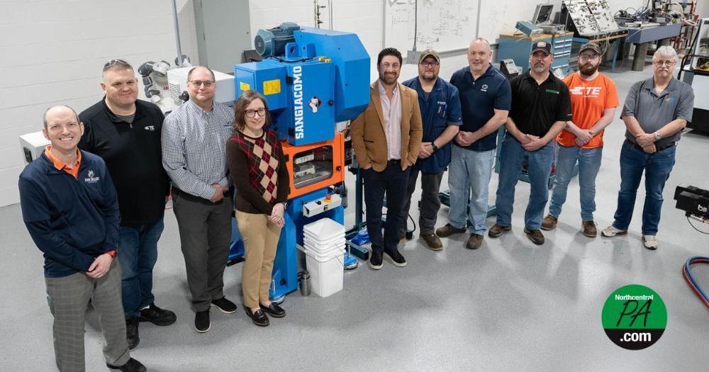 ‘Like a 20-ton cookie cutter:’ Penn College receives donated mechanical press | News