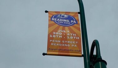 FIFA banners installed on Penn Street Bridge | Reading Area