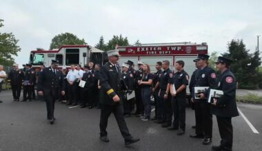 Exeter Township firefighters honored for saving man's life | Reading Area