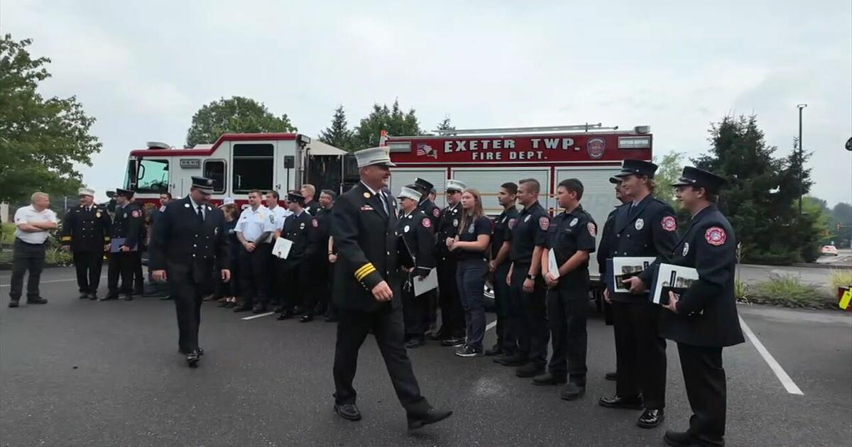 Exeter Township firefighters honored for saving man's life | Reading Area