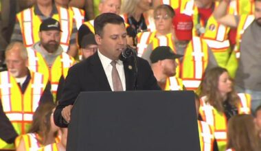 Trump rallies behind incumbent Republican Ryan Mackenzie during visit to Mack Trucks | Allentown Area
