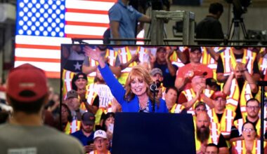 During Pennsylvania stop, Republican Stacy Garrity embraces Donald Trump while he doesn’t mention her | Entertainment