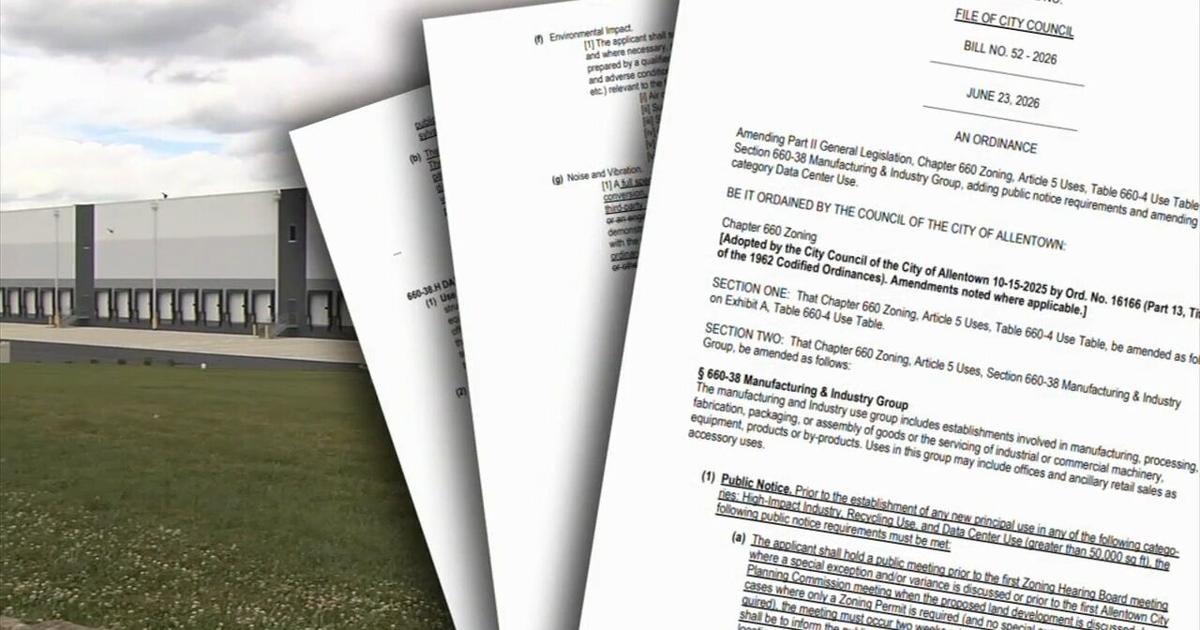Allentown City Council begins process to amend zoning regulations for data centers | Allentown Area