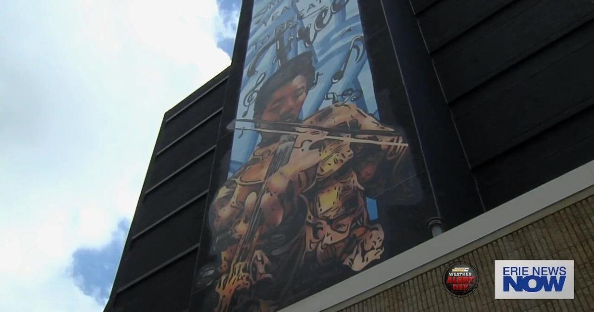 Downtown Erie Unveils 72-Foot Mural Honoring Keenan Madison | News