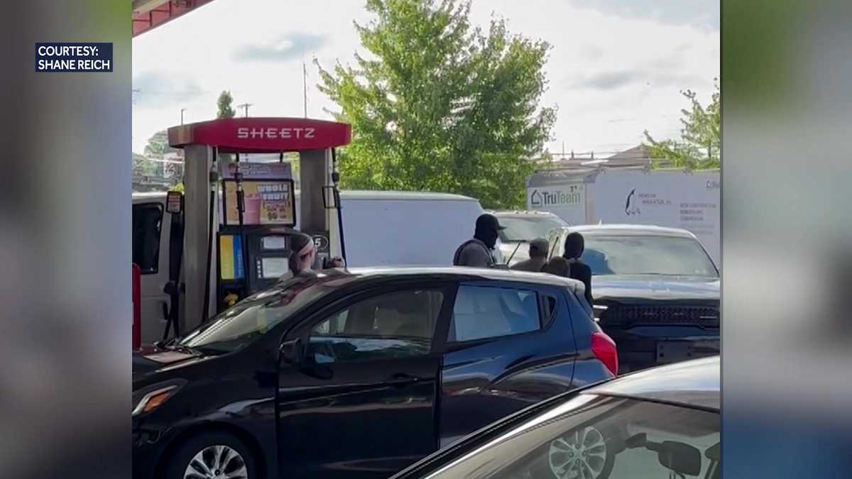 ICE operation at Sheetz in Cranberry Township, Pennsylvania