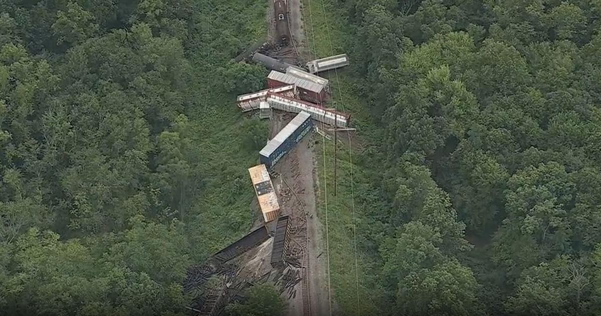 Train derails in Bensalem; Shelter-in-place lifted by police | Southeastern Pennsylvania