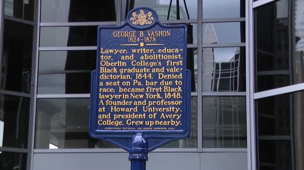 Historical marker in Pittsburgh honors George B. Vashon