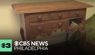 Family of Betsy Ross donates her sewing table to Philadelphia Museum