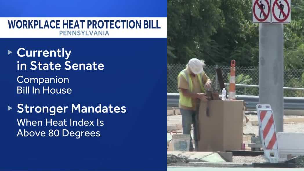 Pennsylvania lawmakers propose heat safety bill for outdoor workers