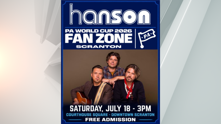 Hanson, Tonic to perform at Scranton World Cup Fan Zone
