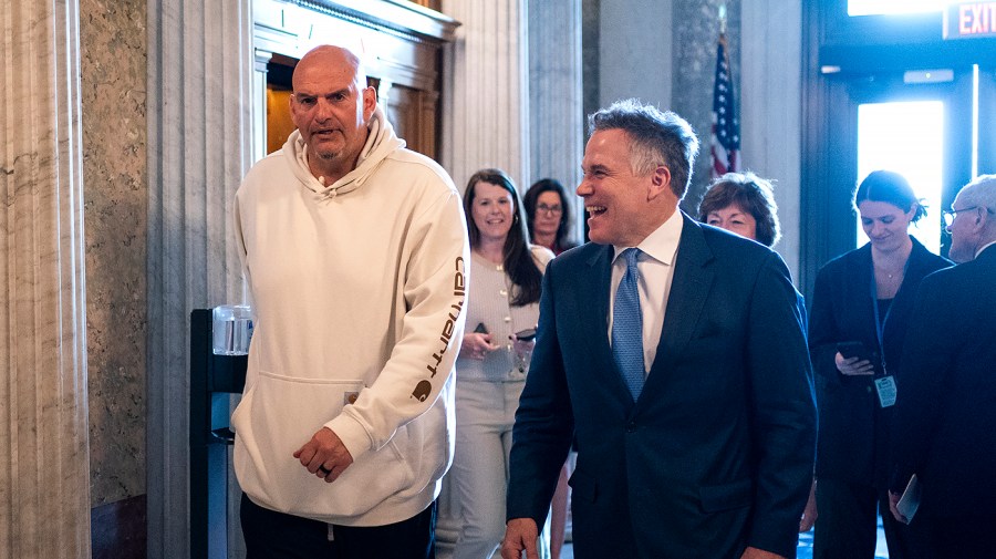 Fetterman, McCormick sidestep Shapiro on Pennsylvania’s ‘Great American State Fair’ booth