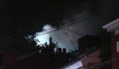 Heavy smoke from house fire seen in Pittsburgh's South Side