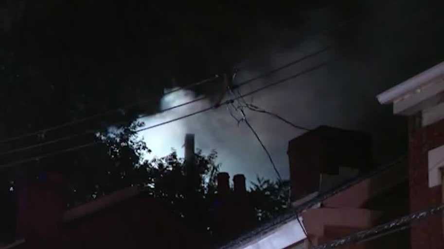 Heavy smoke from house fire seen in Pittsburgh's South Side