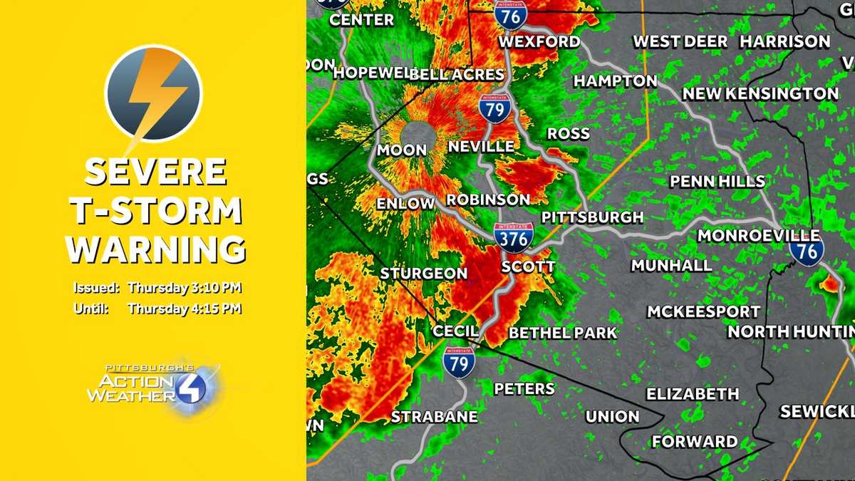 Thunderstorm Watch issued for all of Western Pennsylvania
