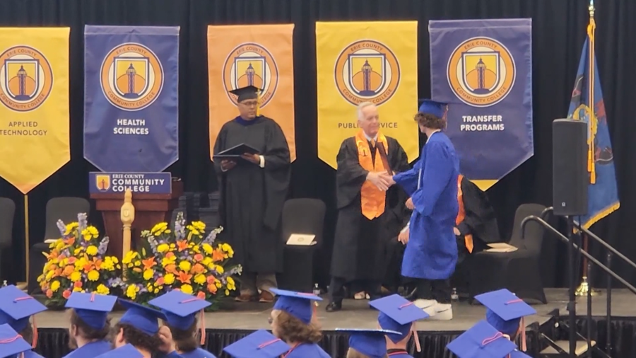 Erie County Community College celebrates fourth graduation class