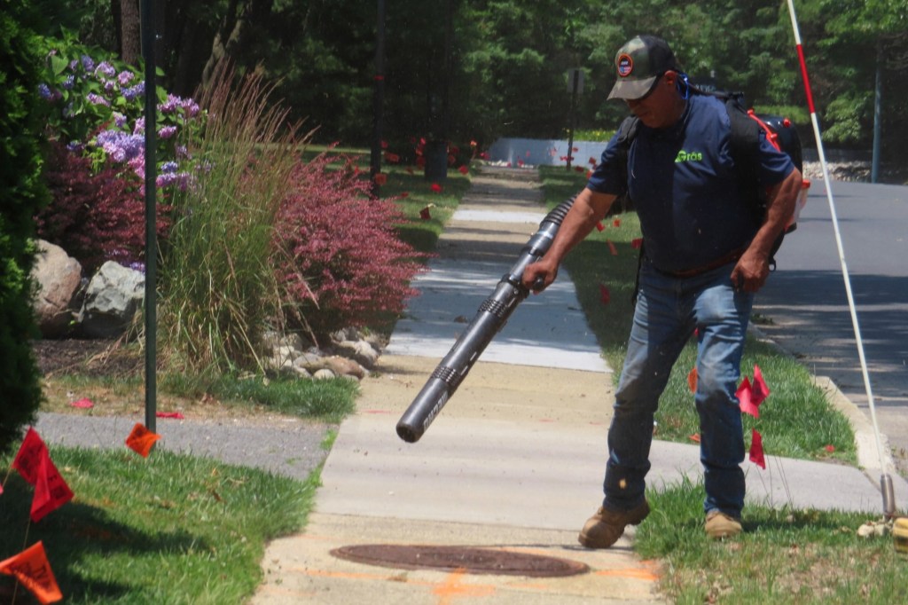 Lower Meiron restrictions on gas-powered leaf blowers begin June 1.