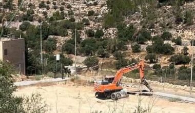 Israeli Forces Demolish Historic School Sports Field in Battir |
