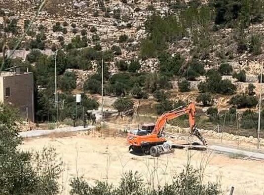 Israeli Forces Demolish Historic School Sports Field in Battir |