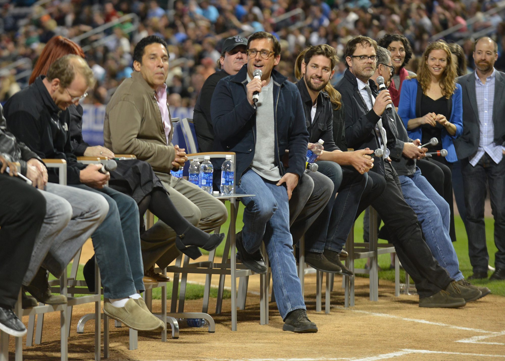 Steve Carell answers a fan question at “The Office” Wrap...