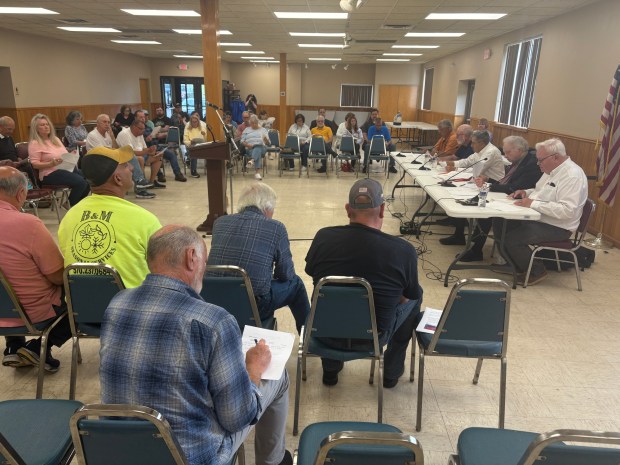Jenkins Twp. supervisors on Monday postponed a vote on a revised data center ordinance after citizens expressed concerns over a new proposed zoning map. (Bob Kalinowski / Staff Photographer)