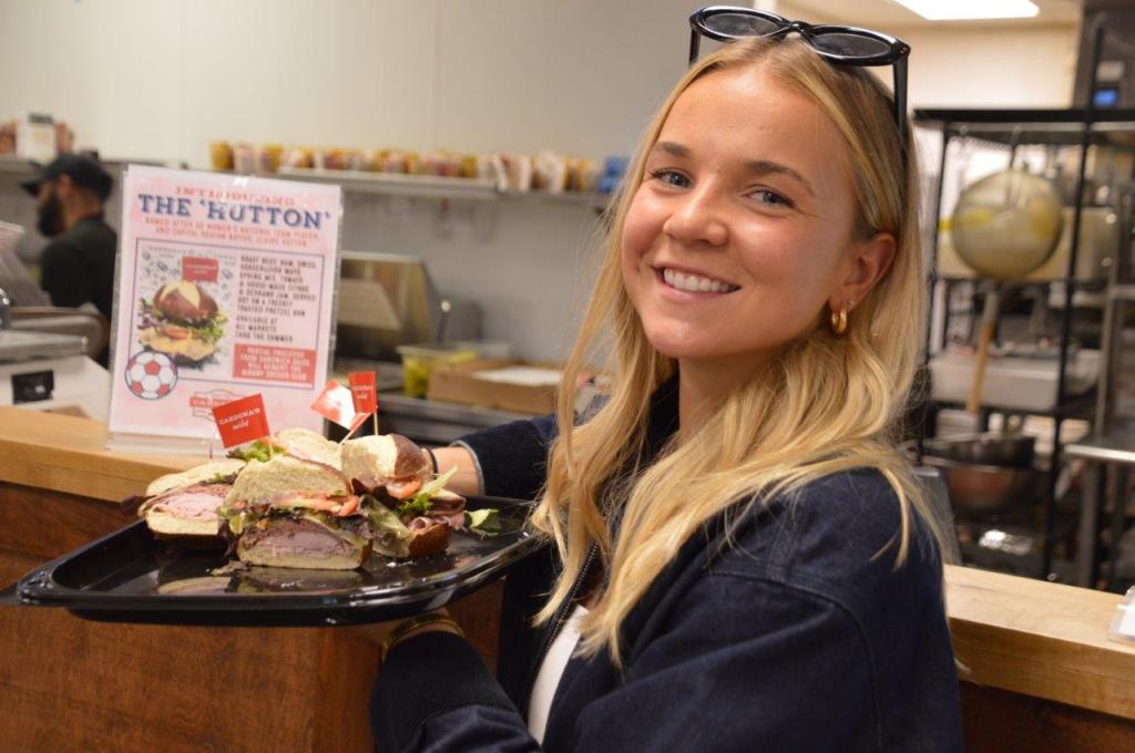 USWNT, NWSL soccer player and Bethlehem Central alum Claire Hutton’s homecoming features a sandwich, a cause and a bobblehead – Troy Record