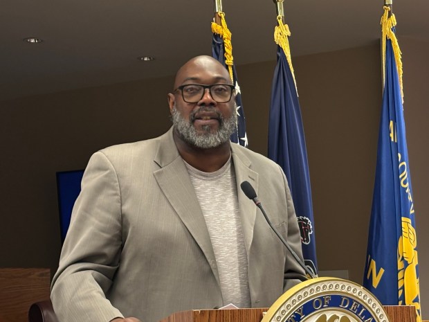 Delaware County Council Chair Richard Womack said he would support whatever the residents wanted regarding a green ways referendum. (KATHLEEN E. CAREY - DAILY TIMES)