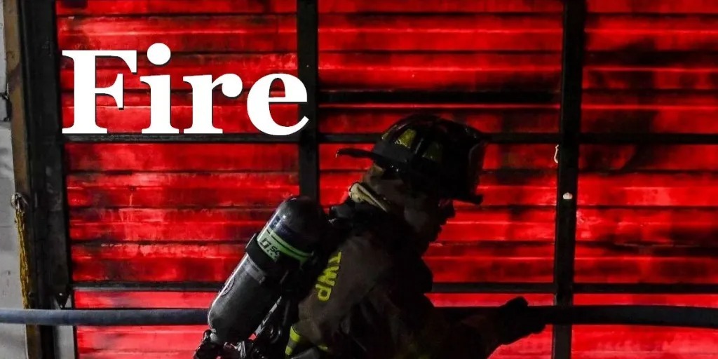 Firefighters handle electronics on fire in Collingdale