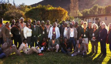 Captive lion welfare training programme held at Bethlehem sanctuary