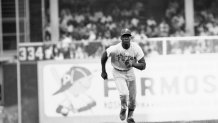 PHILADELPHIA, PENNSYLVANIA - SEPTEMBER 7: First-year third baseman Richie Allen #15 of the Philadelphia Phillies (later Dick Allen) runs to field a ball during a game against the Los Angeles Dodgers on September 7, 1964 at Shibe Park (Connie Mack Stadium) in Philadelphia, Pennsylvania. The eventual seven-time All-Star was named the National League Rookie of the Year in 1964. (Photo by James Drake/Getty Images)