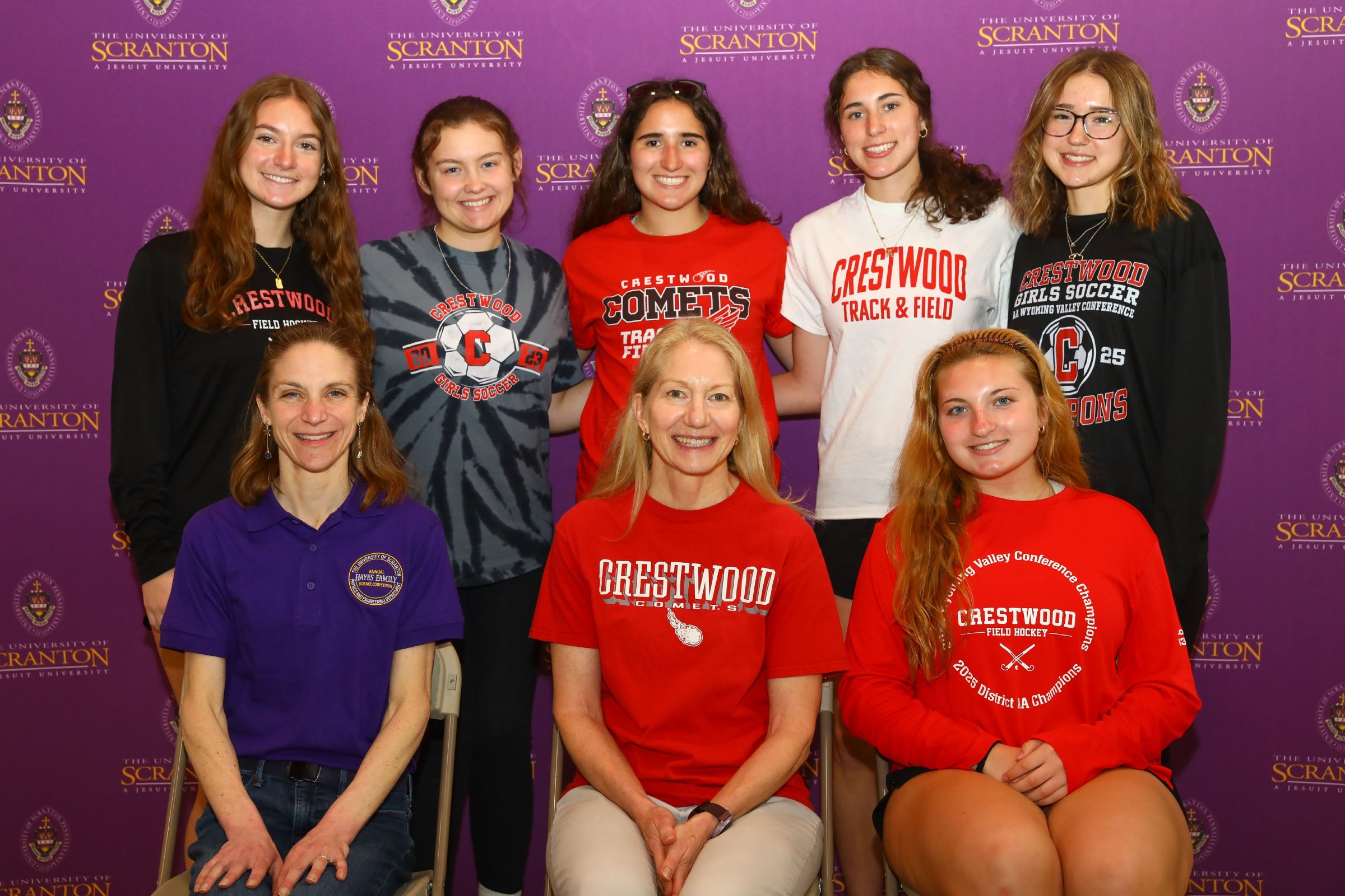 Crestwood team members include, from left, first row, Rachel Frissell,...