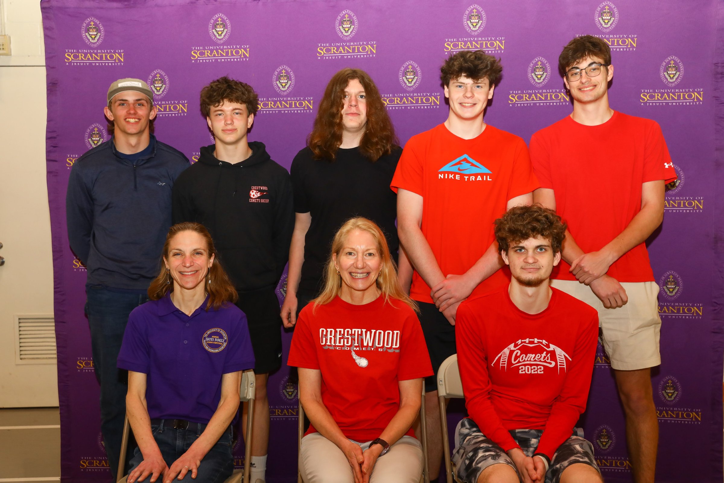 Crestwood team members include, from left, first row, Rachel Frissell,...